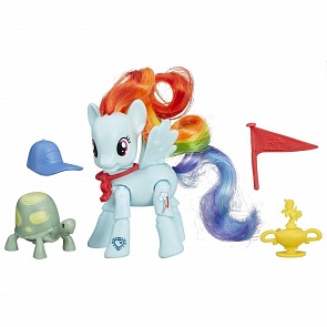 Мини-набор Пони с артикуляцией из серии My Little Pony - Рейнбоу Дэш (Hasbro, b5676-b3602)